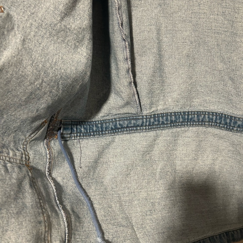 DENIM CHORE JACKET heavy duty high quality size Large - Picture 10 of 10